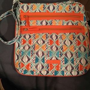 Vera Bradley Triple Zip Hipster